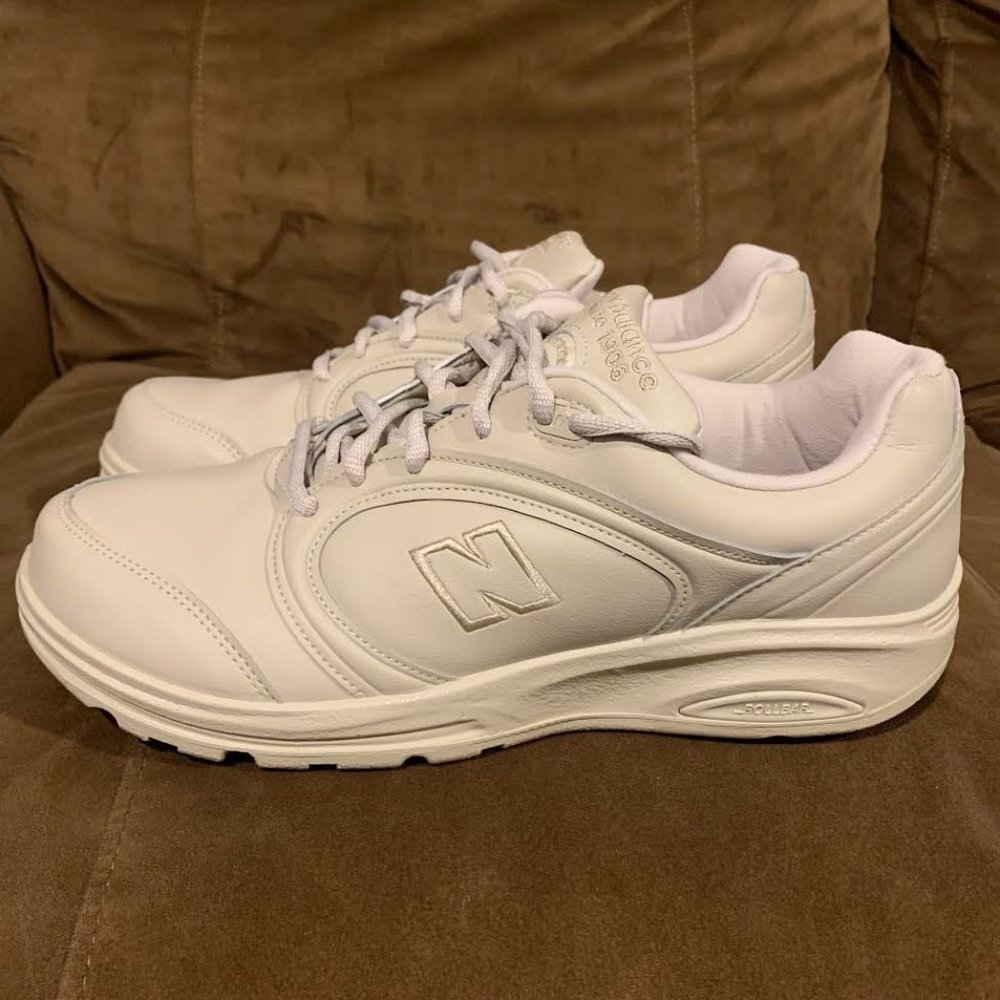 New Balance 812 Made in USA Leather Beige Walking Shoes Women's 11 D WW812BE